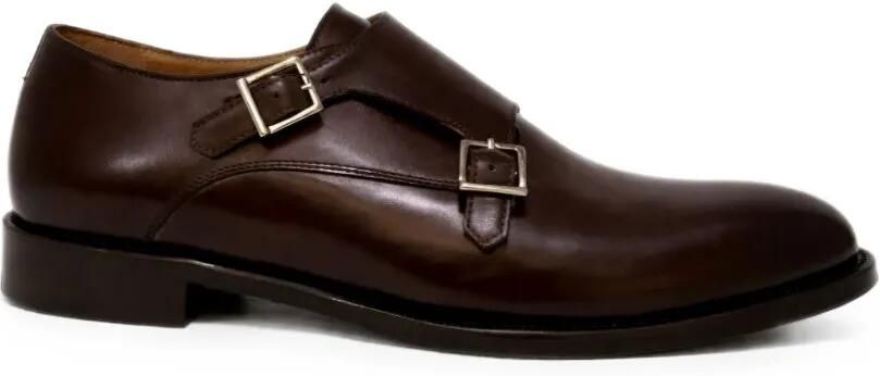 FRANZESE COLLECTION Silvio Berlusconi gespschoenen met gesp Bruin
