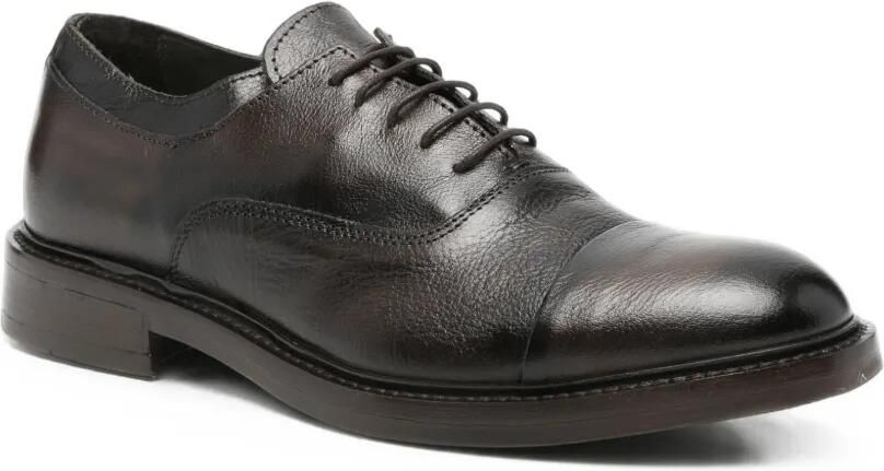 FRATELLI RENNELLA Oxford veterschoenen met bewerkte neus Bruin - Foto 3