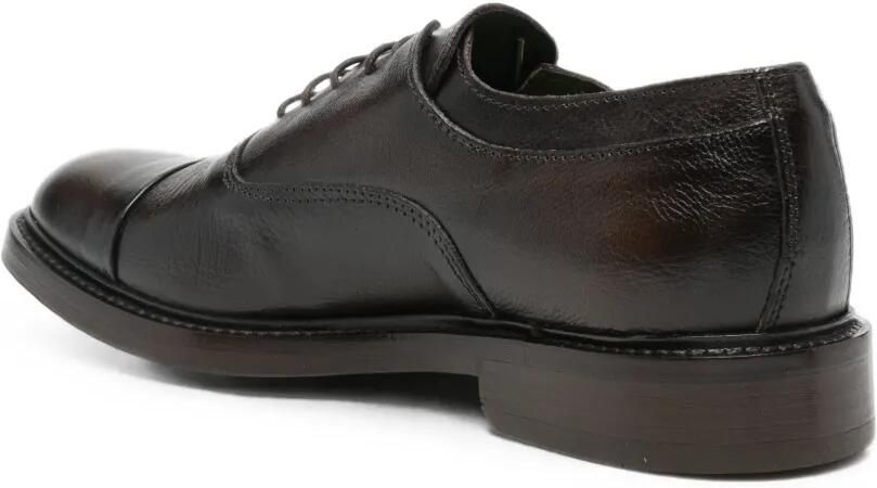 FRATELLI RENNELLA Oxford veterschoenen met bewerkte neus Bruin - Foto 2