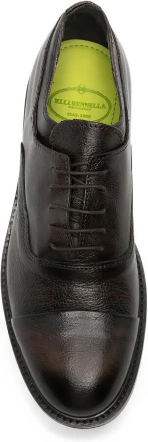 FRATELLI RENNELLA Oxford veterschoenen met bewerkte neus Bruin - Foto 4