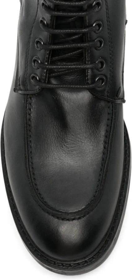 FRATELLI RENNELLA lace-up leather ankle boots Zwart
