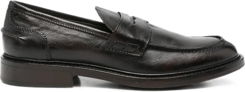 FRATELLI RENNELLA Leren loafers Bruin
