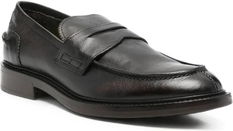 FRATELLI RENNELLA Leren loafers Bruin - Foto 2