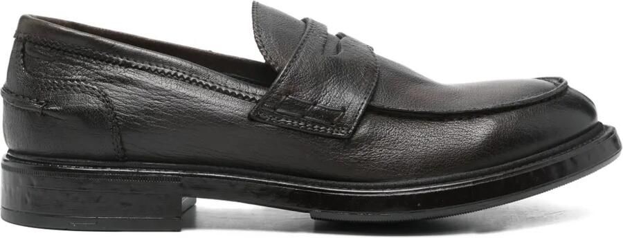 FRATELLI RENNELLA Leren loafers Bruin