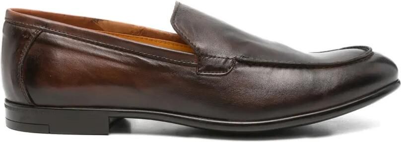 FRATELLI RENNELLA Leren loafers Bruin