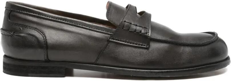 FRATELLI RENNELLA Leren loafers Grijs