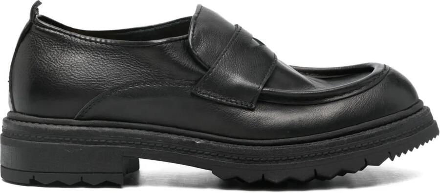 FRATELLI RENNELLA Leren loafers Zwart