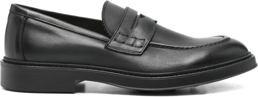 FRATELLI RENNELLA Leren loafers Zwart