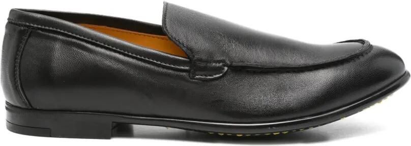 FRATELLI RENNELLA Leren loafers Zwart