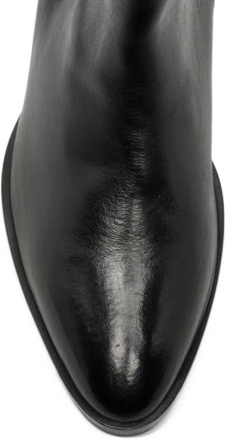 FRATELLI RENNELLA side-zip leather ankle boots Zwart - Foto 3