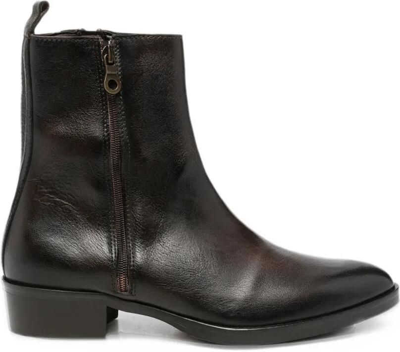 FRATELLI RENNELLA zip-fastening leather boots Bruin