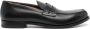 Fratelli Rossetti Penny leren loafers Zwart - Thumbnail 1