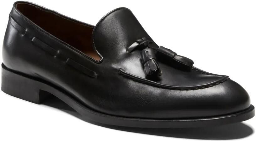 Fratelli Rossetti Brera leren loafers met kwastje Zwart