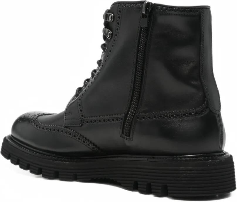Fratelli Rossetti brogue-detail lace-up boots Zwart - Foto 3