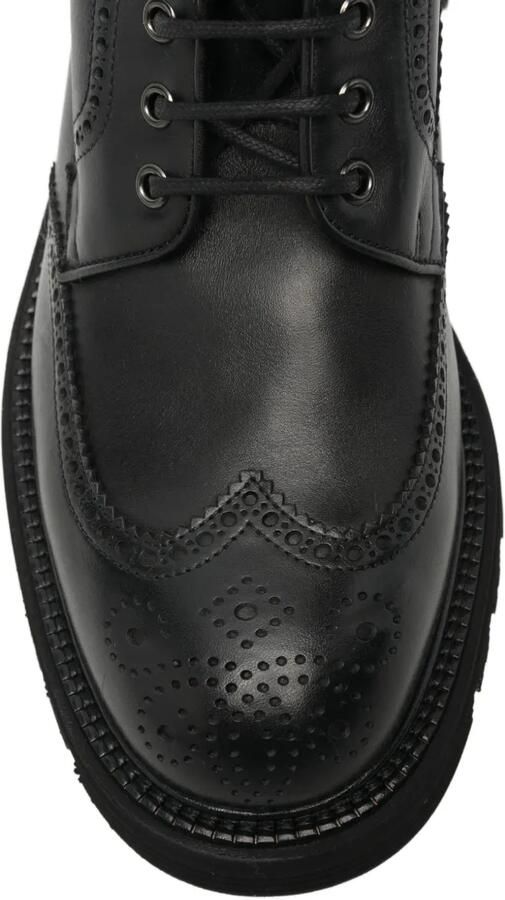 Fratelli Rossetti brogue-detail lace-up boots Zwart - Foto 4