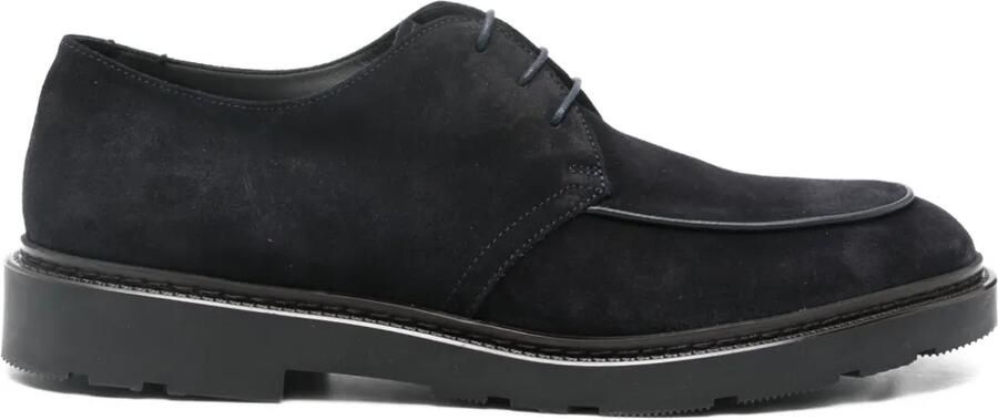 Fratelli Rossetti Derby schoenen met tonaal stiksel Blauw