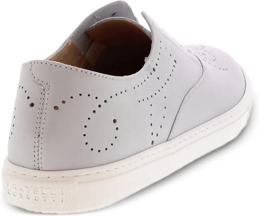 Fratelli Rossetti Geperforeerde leren sneakers Grijs