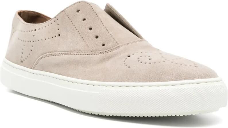 Fratelli Rossetti Geperforeerde loafers Grijs - Foto 3