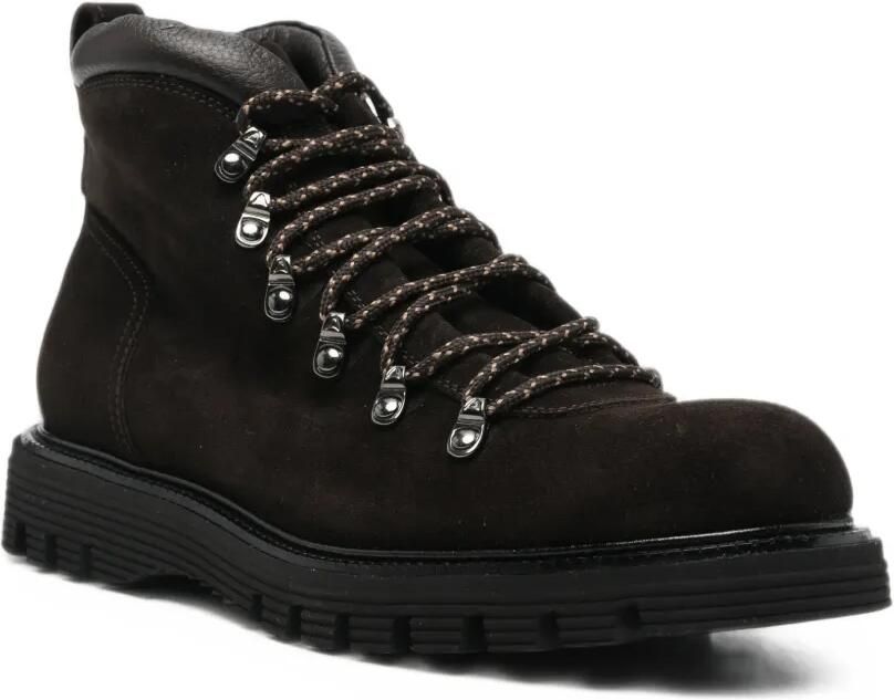 Fratelli Rossetti lace-up suede boots Bruin