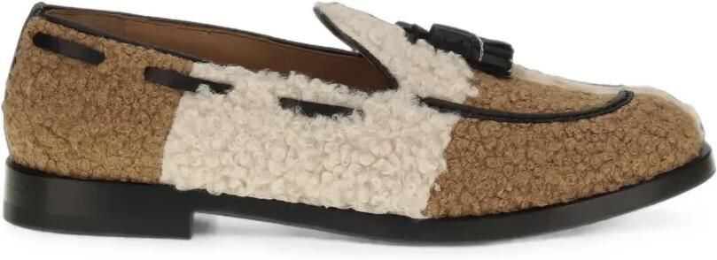 Fratelli Rossetti Lammy loafers met kwastje Bruin