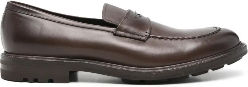 Fratelli Rossetti Leren loafers Bruin