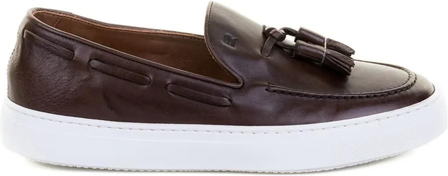 Fratelli Rossetti Leren loafers met kwastje Bruin