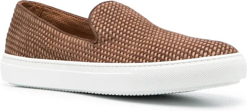 Fratelli Rossetti Loafers met geweven detail Bruin - Foto 4