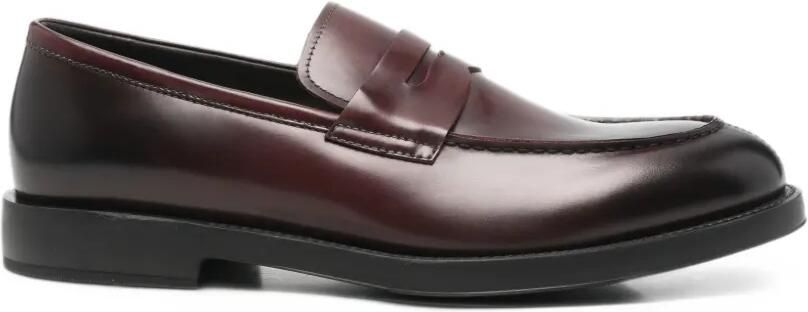 Fratelli Rossetti penny leather loafers Rood - Foto 4