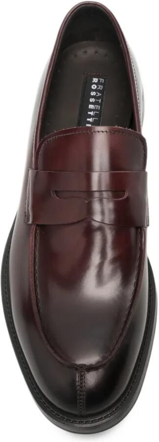 Fratelli Rossetti penny leather loafers Rood - Foto 3