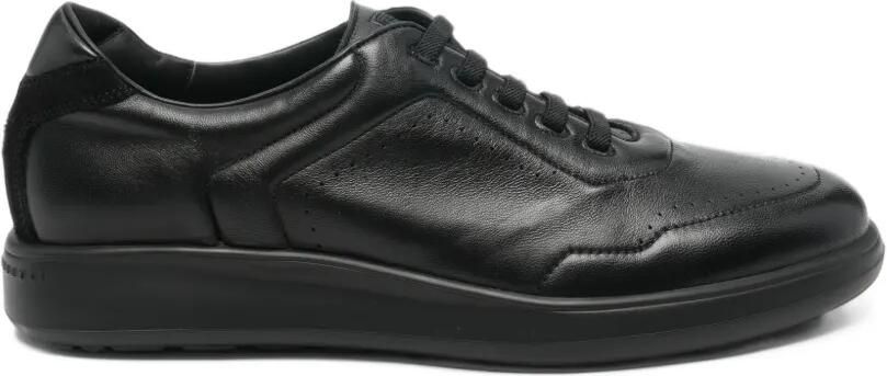 Fratelli Rossetti perforated leather sneakers Zwart