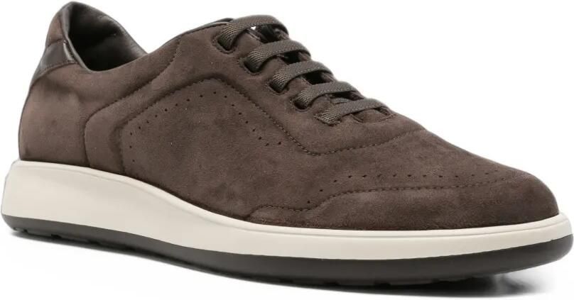 Fratelli Rossetti perforated suede sneakers Bruin - Foto 2