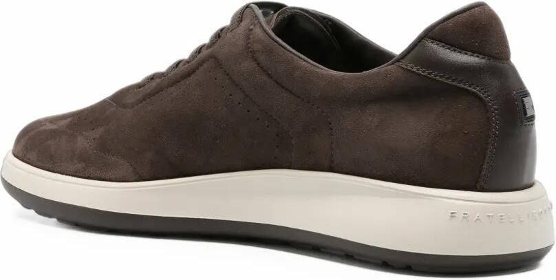 Fratelli Rossetti perforated suede sneakers Bruin - Foto 3