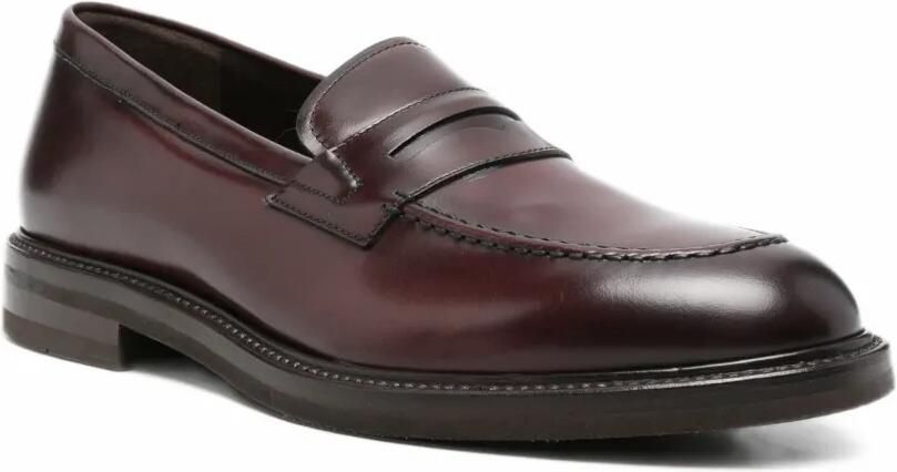 Fratelli Rossetti polished-finish penny loafers Rood - Foto 2
