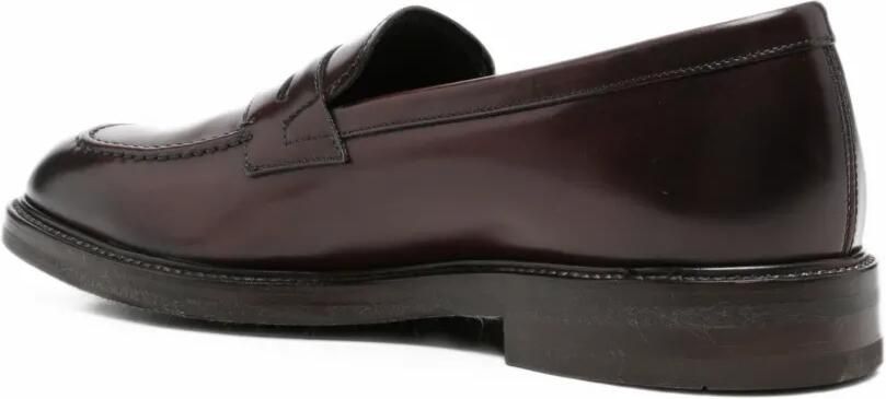 Fratelli Rossetti polished-finish penny loafers Rood - Foto 3