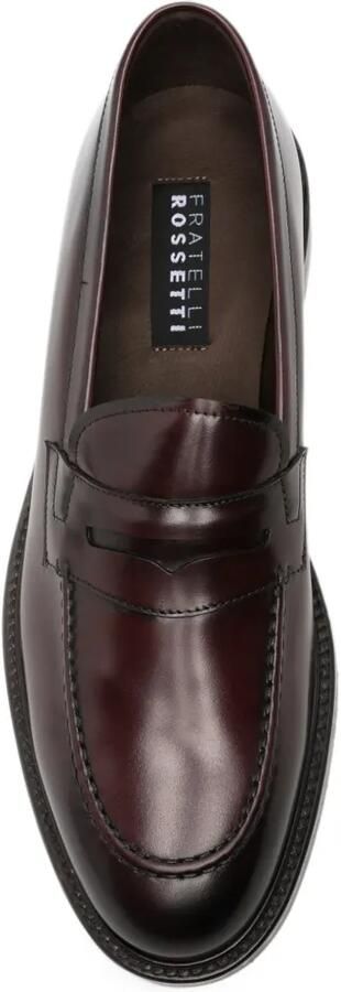 Fratelli Rossetti polished-finish penny loafers Rood - Foto 4