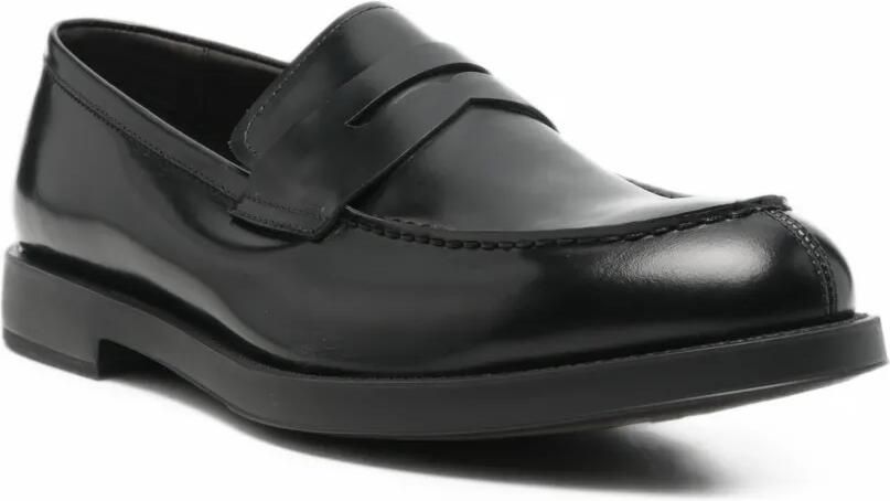 Fratelli Rossetti polished leather penny loafers Zwart - Foto 2