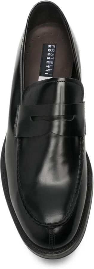 Fratelli Rossetti polished leather penny loafers Zwart - Foto 4