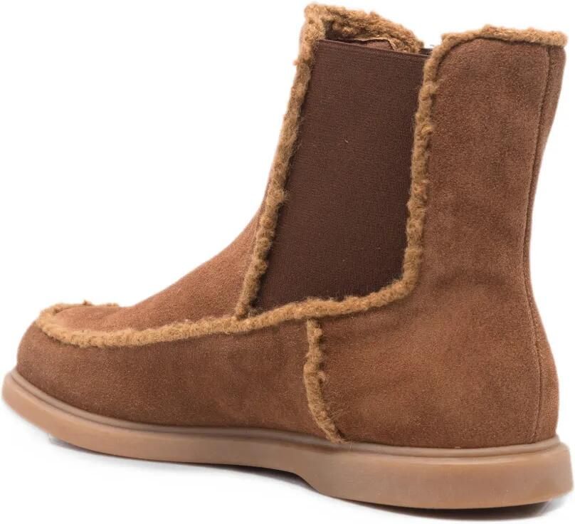 Fratelli Rossetti shearling-trim suede boots Bruin - Foto 2