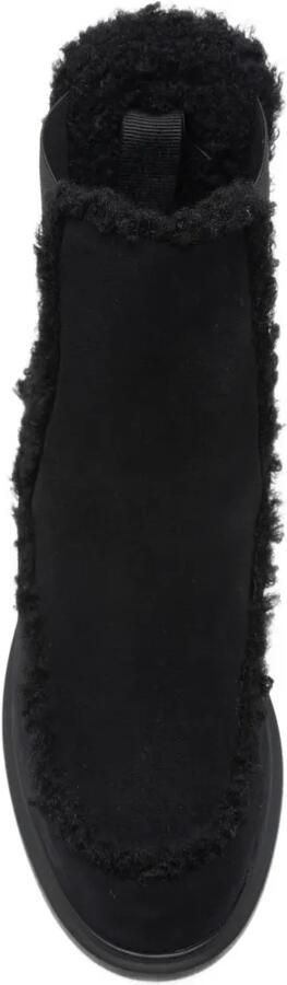 Fratelli Rossetti shearling-trim suede boots Zwart - Foto 4
