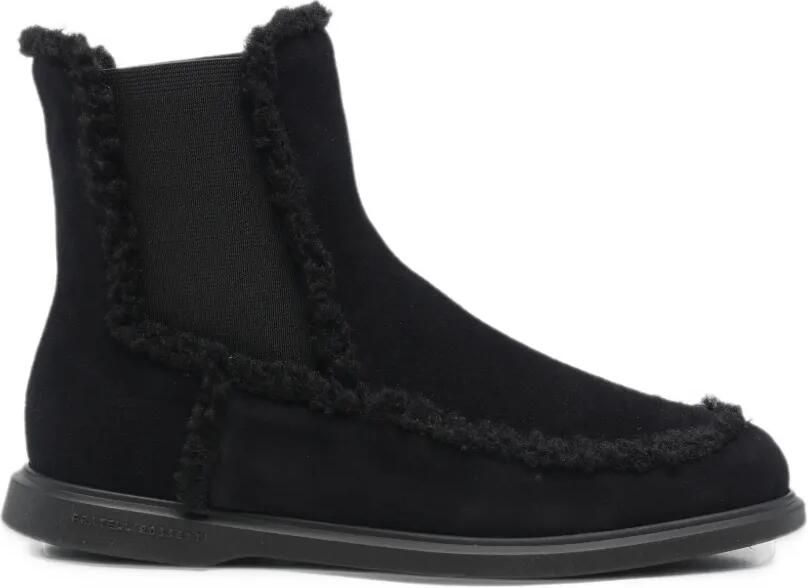 Fratelli Rossetti shearling-trim suede boots Zwart - Foto 3