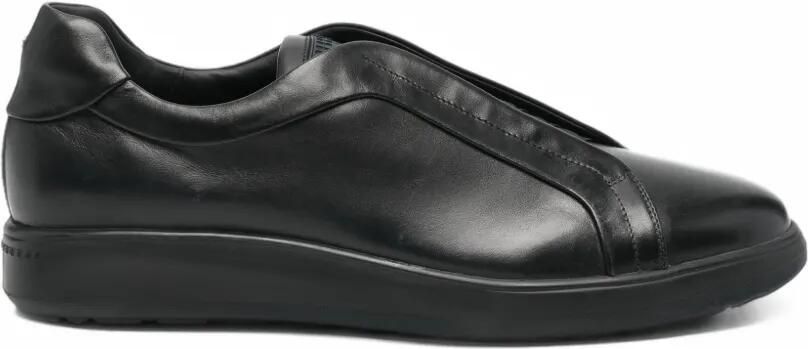 Fratelli Rossetti slip-on panelled leather sneakers Zwart