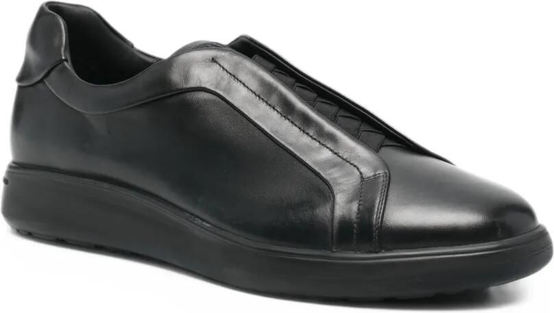 Fratelli Rossetti slip-on panelled leather sneakers Zwart - Foto 2