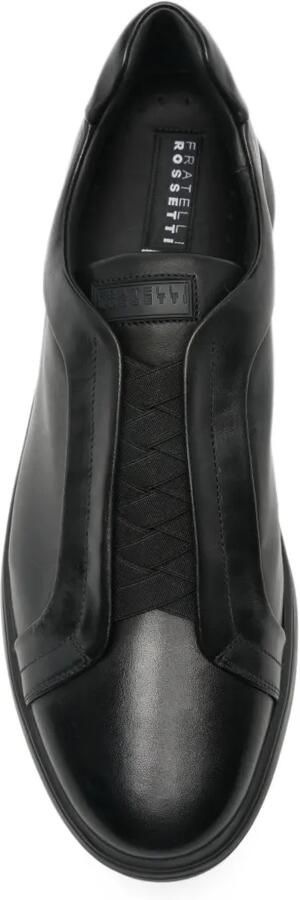 Fratelli Rossetti slip-on panelled leather sneakers Zwart - Foto 4