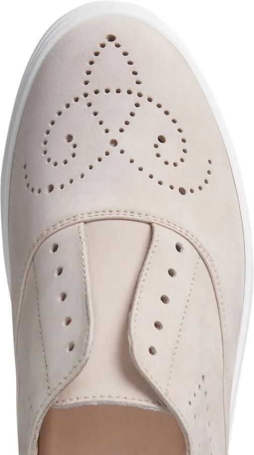 Fratelli Rossetti Slip-on sneakers met geperforeerde details Beige - Foto 3