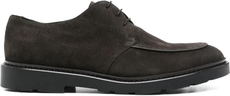 Fratelli Rossetti Suède derby schoenen met schortneus Grijs
