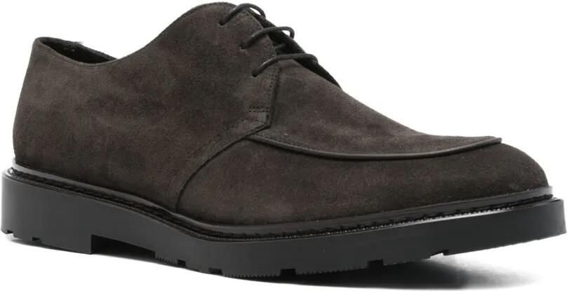 Fratelli Rossetti Suède derby schoenen met schortneus Grijs - Foto 3