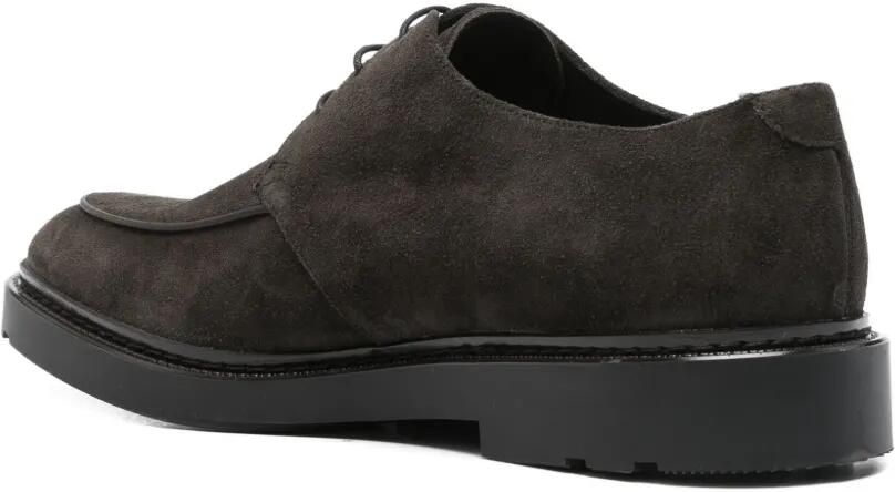 Fratelli Rossetti Suède derby schoenen met schortneus Grijs - Foto 2
