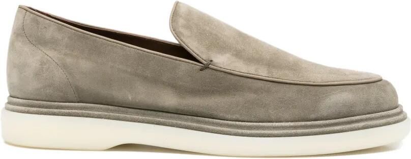 Fratelli Rossetti Suède loafers Groen