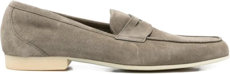 Fratelli Rossetti Suède loafers Groen
