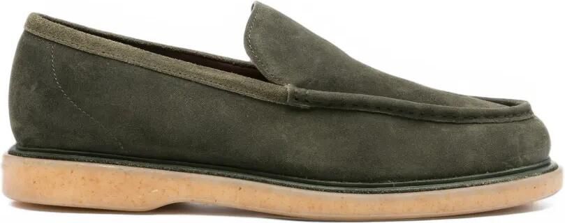 Fratelli Rossetti suede loafers Groen